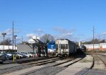 AMTK 1 leads train 80, the Carolinian, at the station